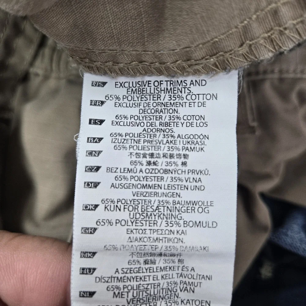 5.11 Tactical Men Pants 38X32 Khaki Cargo 74273 Taclite Pro Ripstop READ